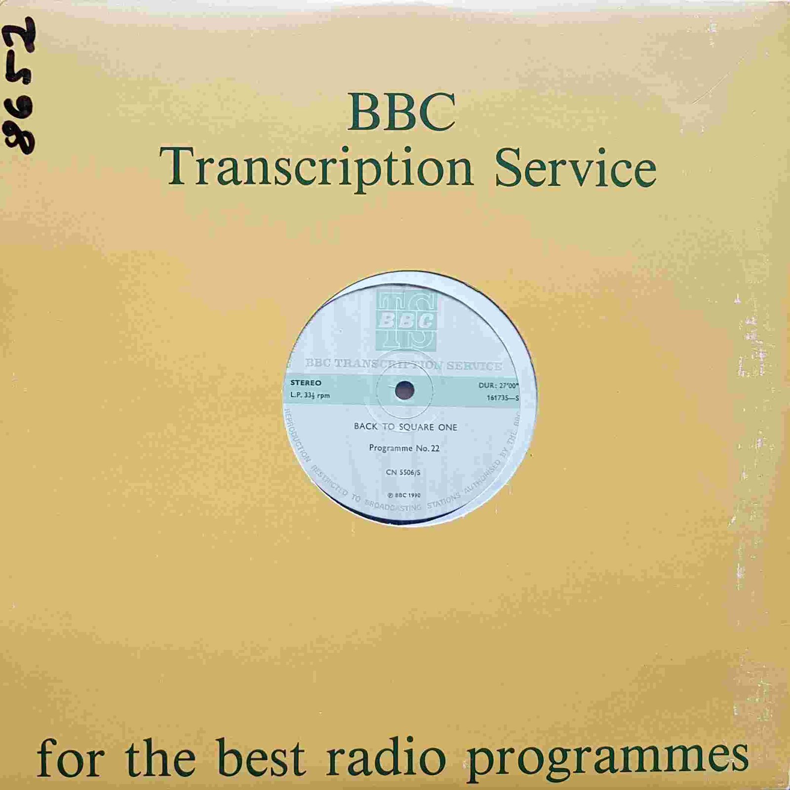 Back cover of CN 5506 S 11